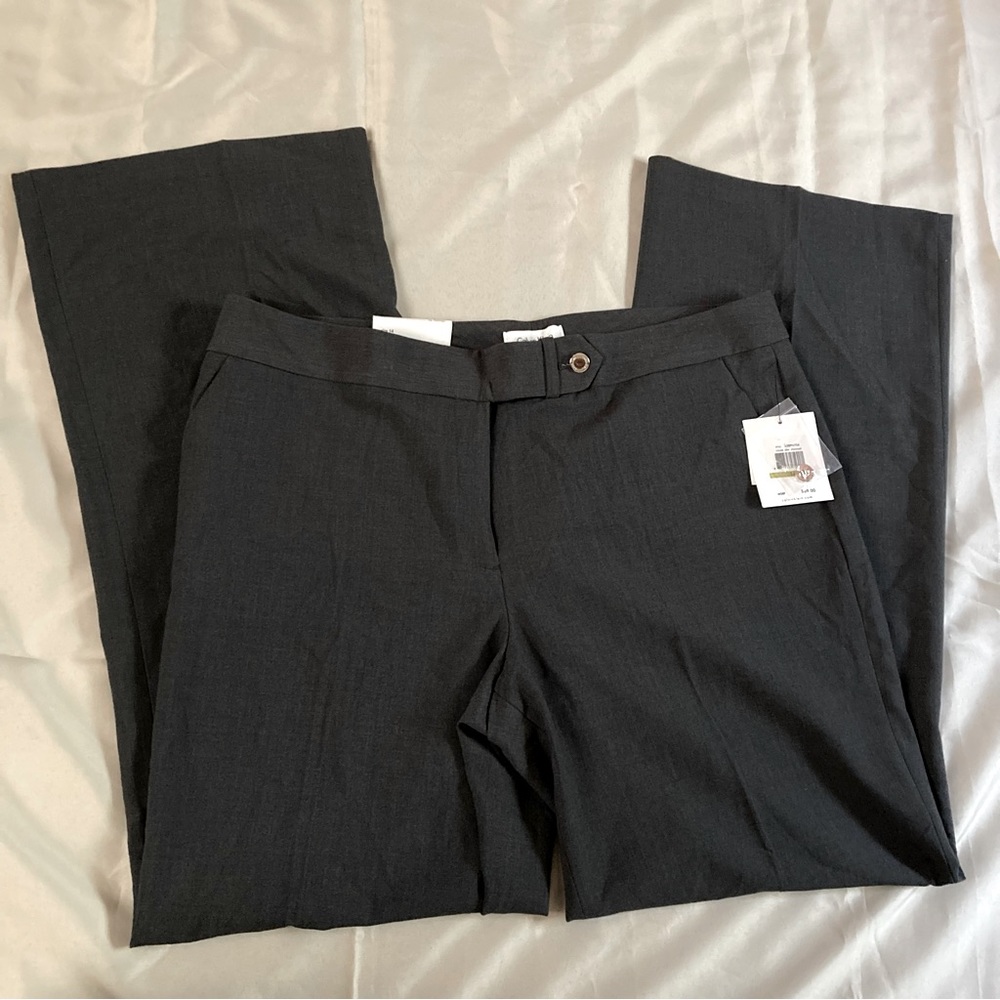Calvin Klein Straight-leg Classic Business Casual Pants size 14 Classic fit